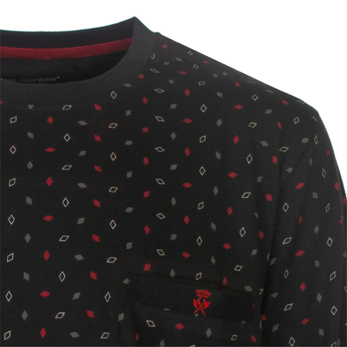 Paul Hopkins pyjama heren lange mouw - Wybertjes - Maat S Paul Hopkins pyjama heren lange mouw - Wybertjes - Maat S