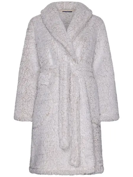 Pastunette Teddy dames badjas Fleece - 100Cm - Warme winter ochtendjas met sjaalkraag Pastunette Teddy dames badjas Fleece - 100Cm - Warme winter ochtendjas met sjaalkraag