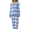 Rebelle dames pyjama Flanel - Ligt Blue