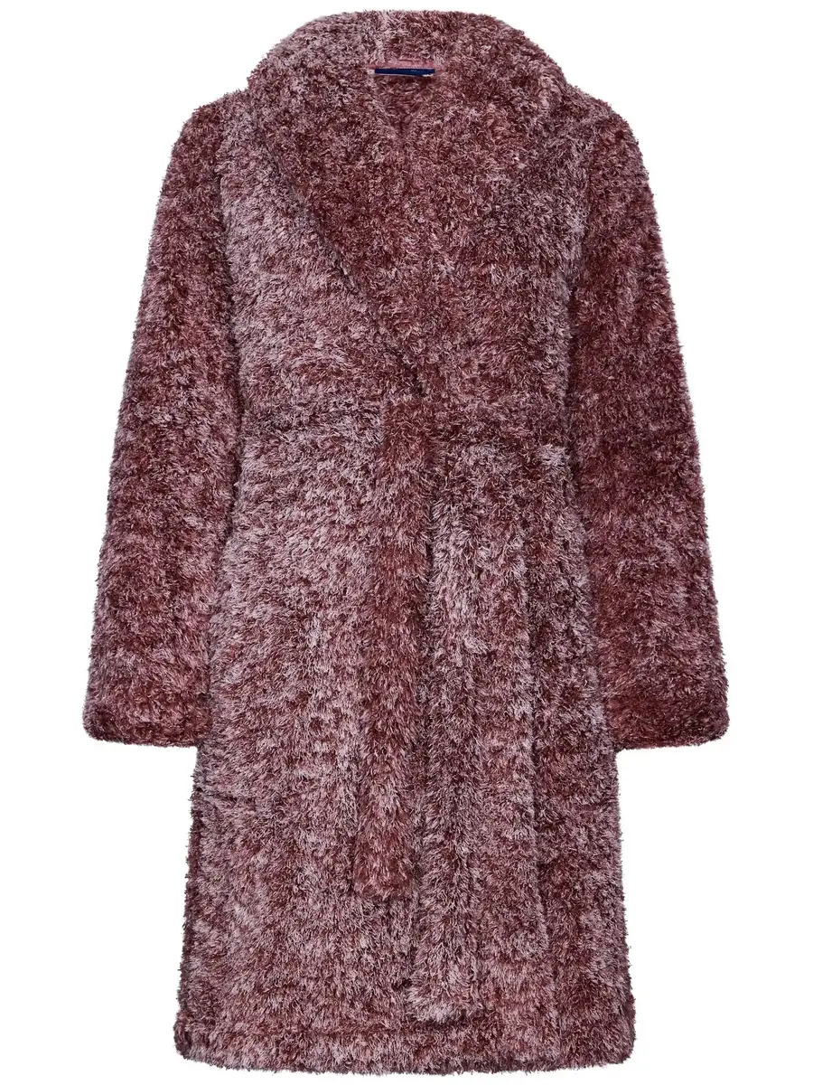 Rebelle Teddy dames Badjas Fleece - Warme winter Ochtend jas met sjaalkraag Rebelle Teddy dames Badjas Fleece - Warme winter Ochtend jas met sjaalkraag