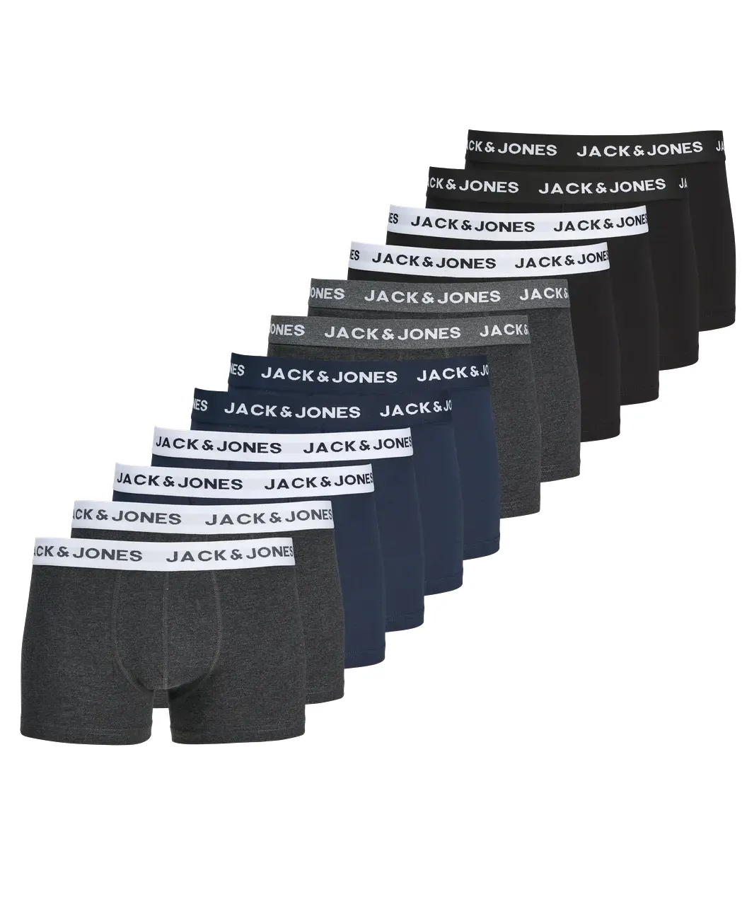 Jack & Jones 12-Pack heren boxershort - Combi