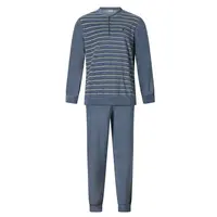 Gentlemen Warme heren pyjama badstof - Peet Gentlemen Warme heren pyjama badstof - Peet