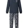 Lunatex dames pyjama dikke tricot - Interlock - Flower pants