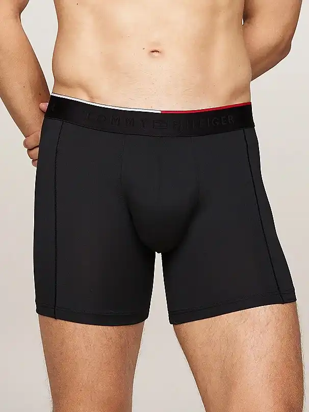 Tommy Hilfiger 3-Pack Heren Boxerbrief - Microfiber heren onderbroek met lange pijpjes