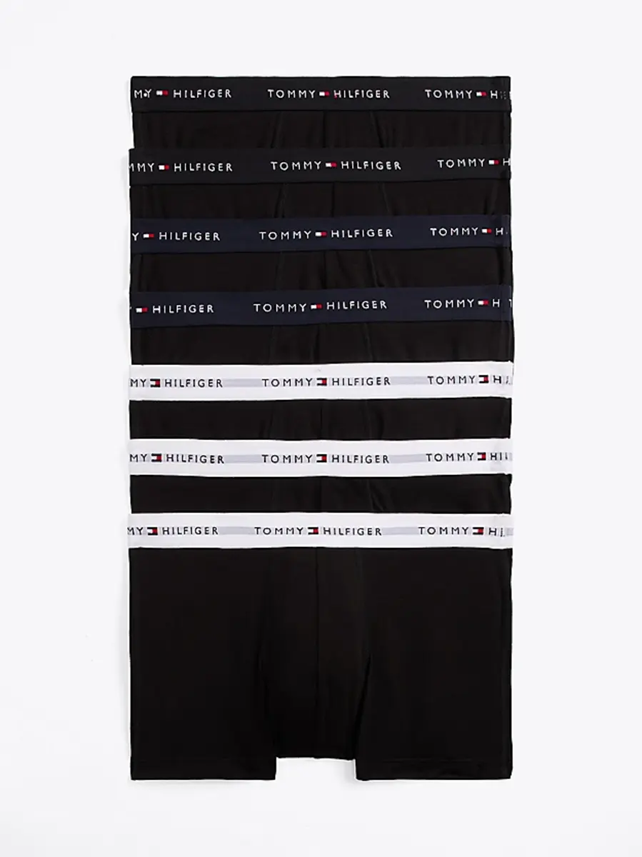 Tommy Hilfiger 7-Pack - Heren Trunks Boxers - Combi - Multipack katoenen heren onderbroeken Tommy Hilfiger 7-Pack - Heren Trunks Boxers - Combi - Multipack katoenen heren onderbroeken