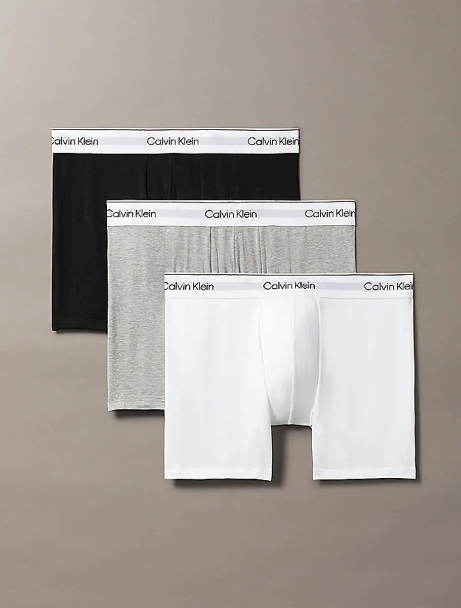 Calvin Klein ondergoed heren 3-Pack Boxer Brief - Heren boxershorts - Modern cotton mannen onderbroeken katoen - Calvin klein underwear