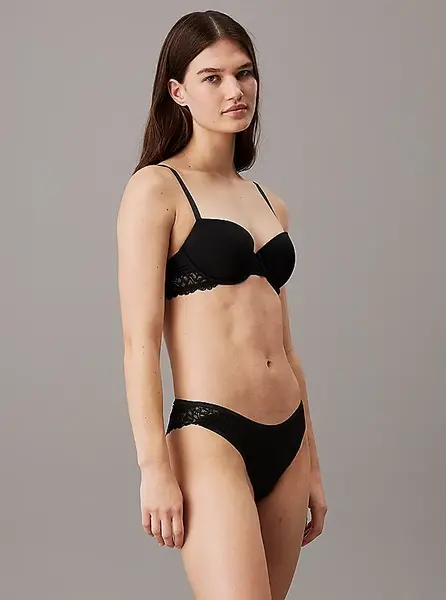 Calvin Klein Kanten balconette Bh - strapless - Lighty Lined - kanten Voorgevormde bh met beugel Calvin Klein Kanten balconette Bh - strapless - Lighty Lined - kanten Voorgevormde bh met beugel
