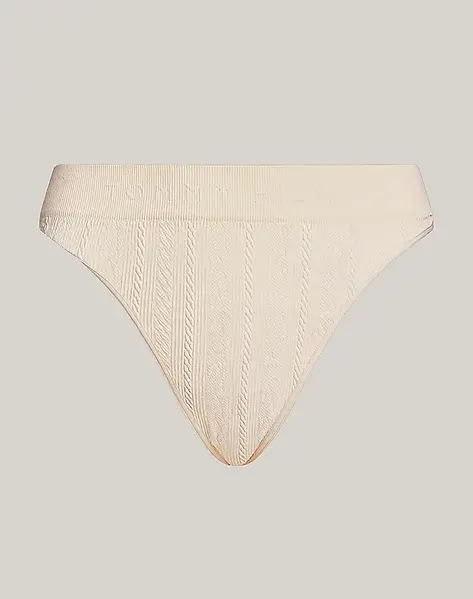 Tommy Hilfiger Naadloze dames string - Logo - Seamless dames onderbroek - Microvezel Tommy Hilfiger Naadloze dames string - Logo - Seamless dames onderbroek - Microvezel