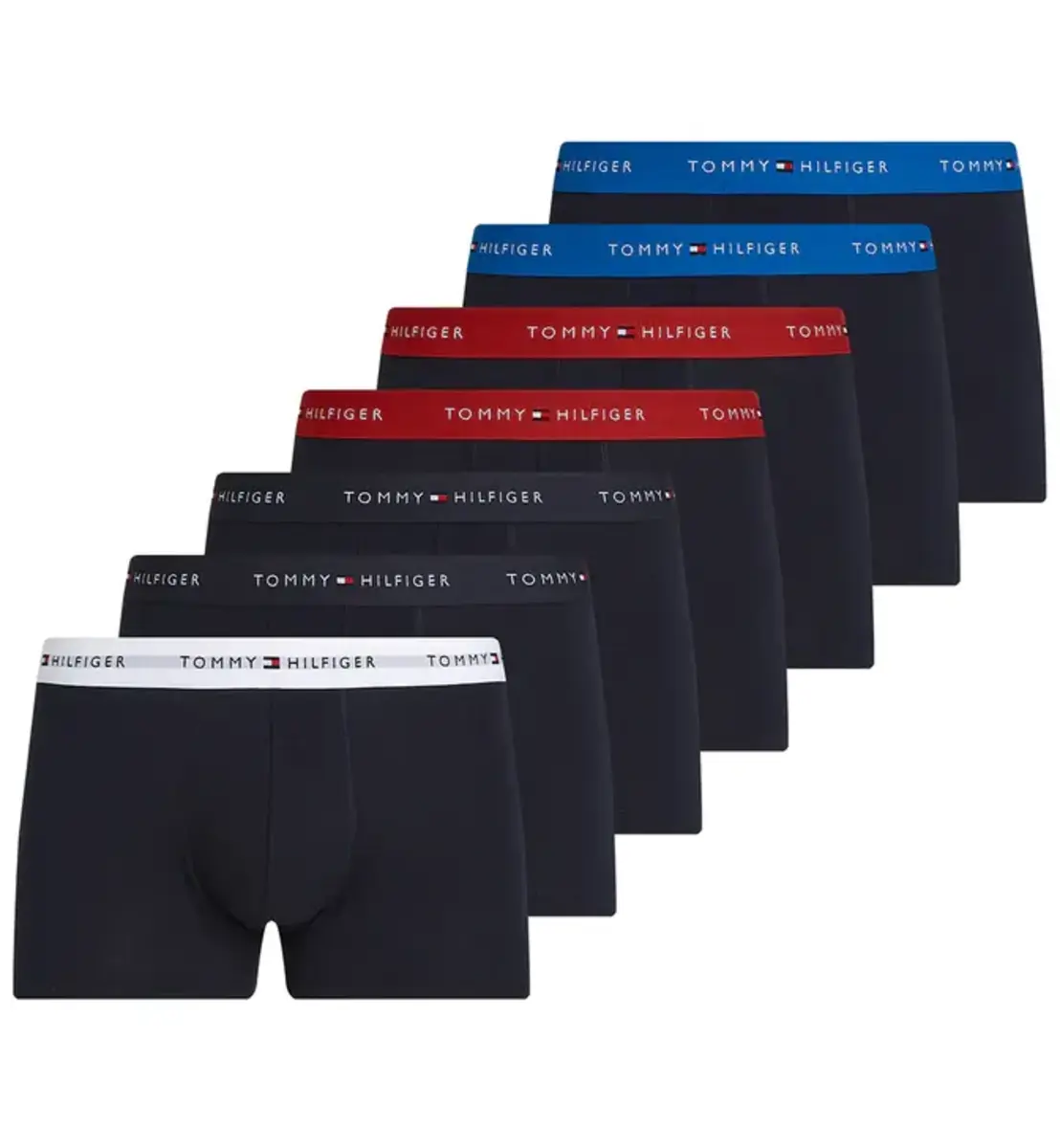 Tommy Hilfiger 7-Pack - Heren Trunks Boxers - Combi - Multipack katoenen heren onderbroeken