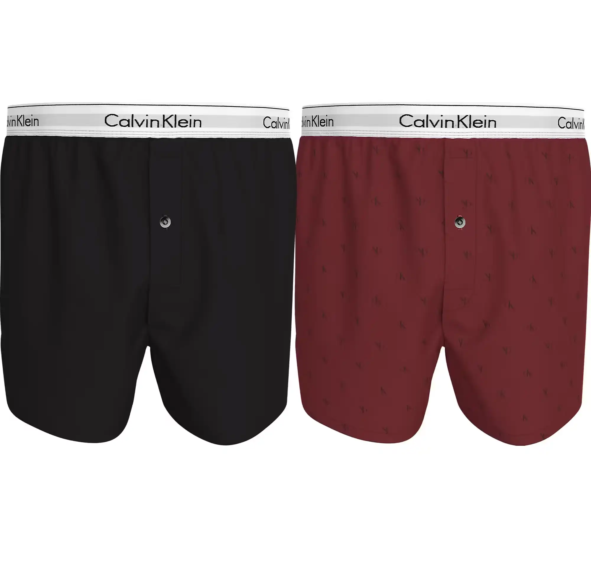 Calvin Klein 2-Pack Wijde Heren Boxershorts - Boxer slim - Katoenen losse mannen boxers