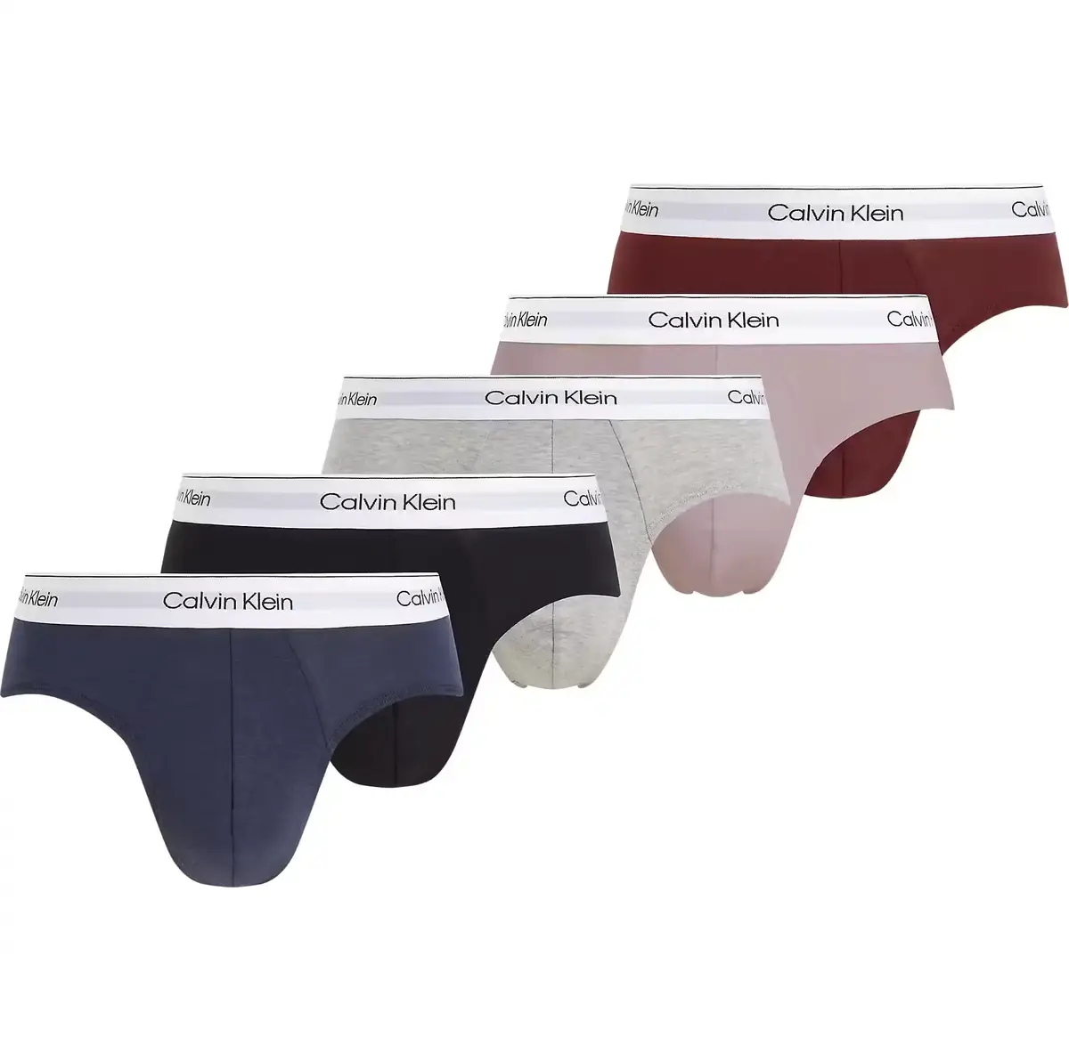 Calvin Klein 5-Pack Heren slips - Hip Brief - Zwarte heren onderbroeken katoen Calvin Klein 5-Pack Heren slips - Hip Brief - Zwarte heren onderbroeken katoen
