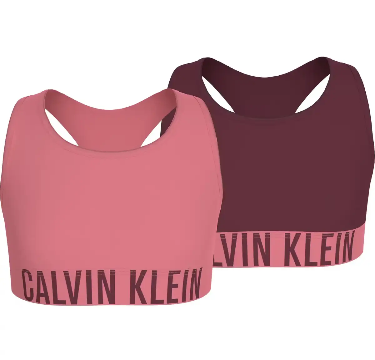 Calvin klein 2-pak meisjes Top - Ebony - Meisjes BH top katoen