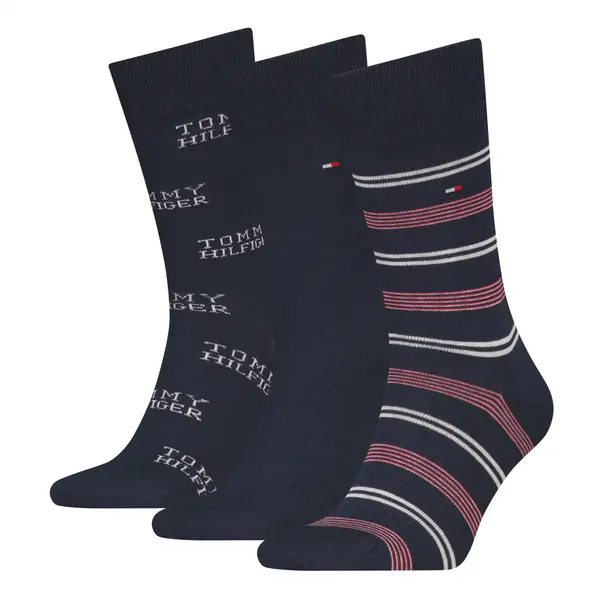Tommy Hilfiger 3-pack sokken - Heren Giftbox Tommy Hilfiger 3-pack sokken - Heren Giftbox