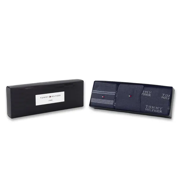 Tommy Hilfiger 3-pack sokken - Heren Giftbox Tommy Hilfiger 3-pack sokken - Heren Giftbox
