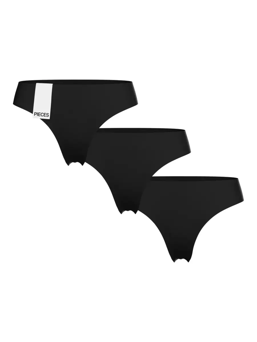 Pieces 3-pack naadloze dames string - invisible seamless strings