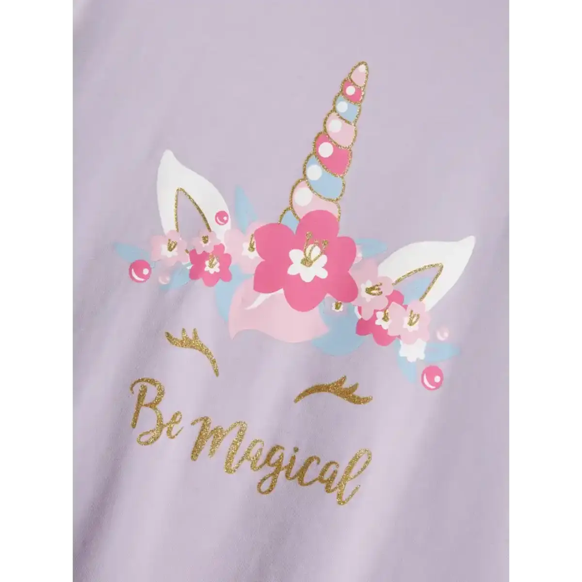 Name it kinder-meisjes pyjama katoen - Pastel Lilac - Organisch katoenen meisjes nachtkleding