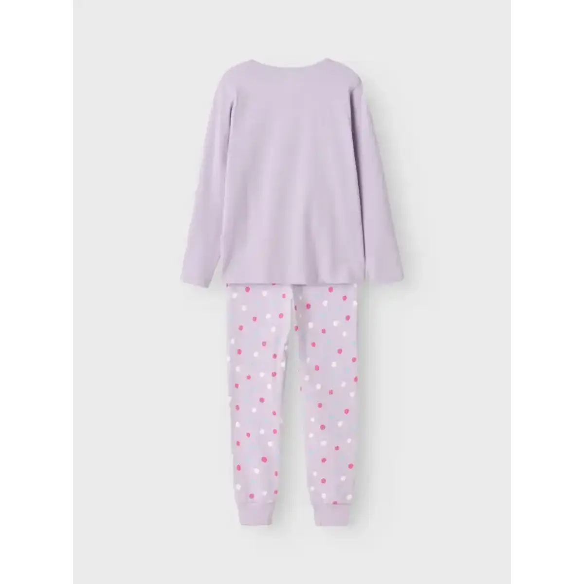 Name it kinder-meisjes pyjama katoen - Pastel Lilac - Organisch katoenen meisjes nachtkleding