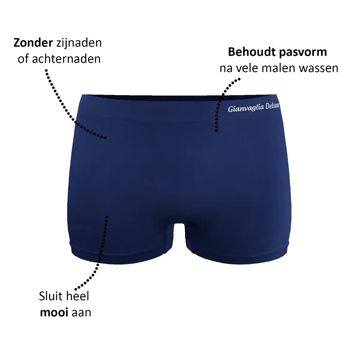 Gianvaglia 12-pak Naadloze dames boxershorts - Seamless ondergoed dames - Multipack - Goedkoop ondergoed