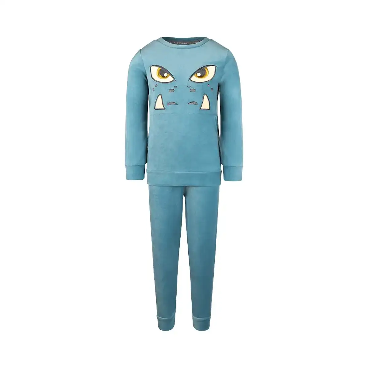 Charlie Choe velours jongens pyjama - Monster - Warme winter kinder pyjama Charlie Choe velours jongens pyjama - Monster - Warme winter kinder pyjama
