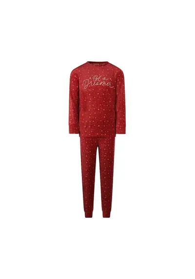 Charlie Choe velours meisjes pyjama - Stars
