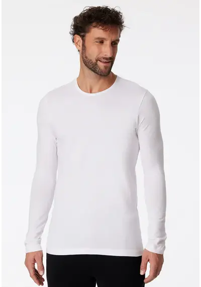 Schiesser Heren ondershirt lange mouw - 95/5