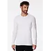 Schiesser Heren ondershirt lange mouw - 95/5 - Katoenen shirt lange mouw - Ronde hals - Wit