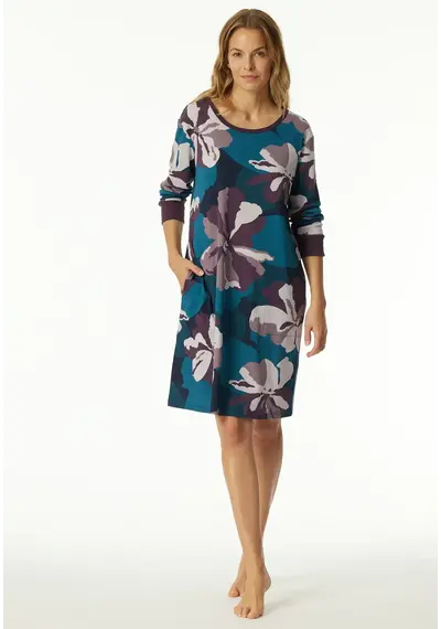 Schiesser Dames Nachthemd lange mouw - Modal Schiesser Dames Nachthemd lange mouw - Modal
