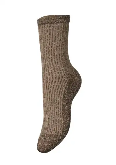 Pieces Glitter dames sokken 1-paar - streep Pieces Glitter dames sokken 1-paar - streep