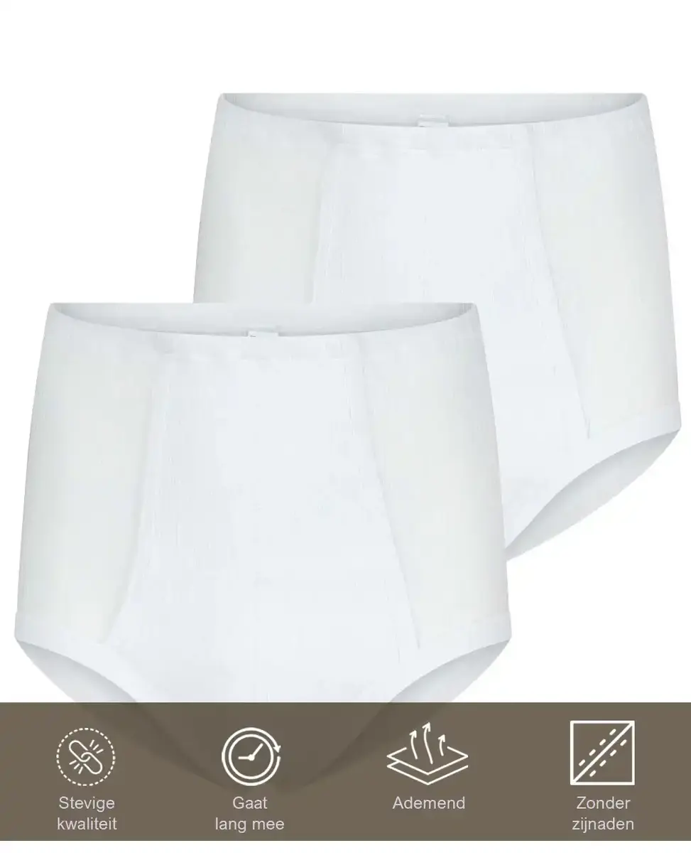 Startex / Beeren 2-pak taille heren slip rib