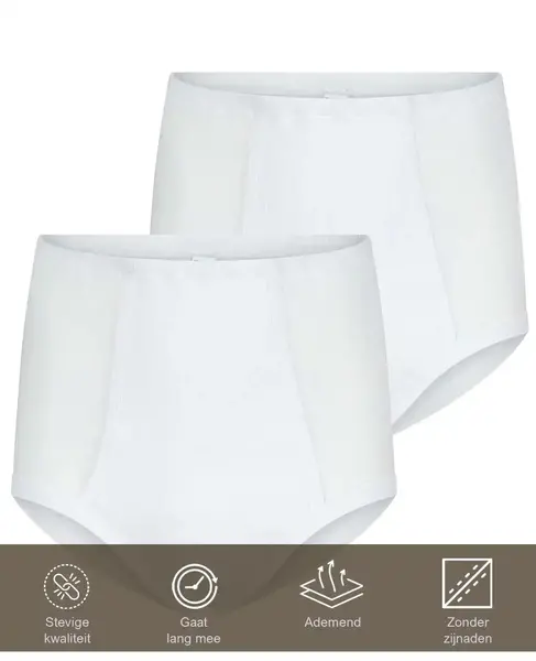 Startex / Beeren 2-pak taille heren slip rib