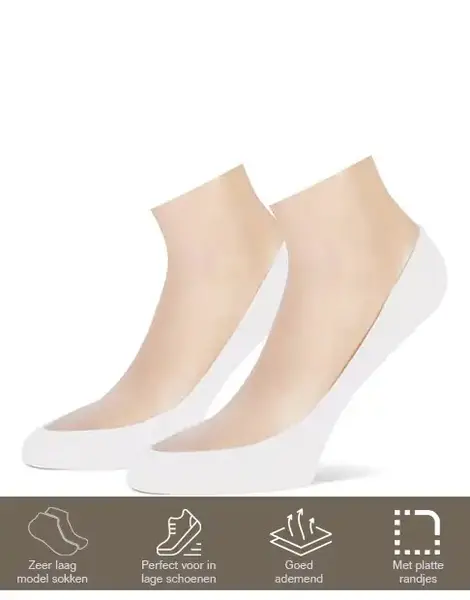 Teckel 2 paar - Sock Footies sokken - Kousenvoetjes - Loafer sokken katoen Teckel 2 paar - Sock Footies sokken - Kousenvoetjes - Loafer sokken katoen