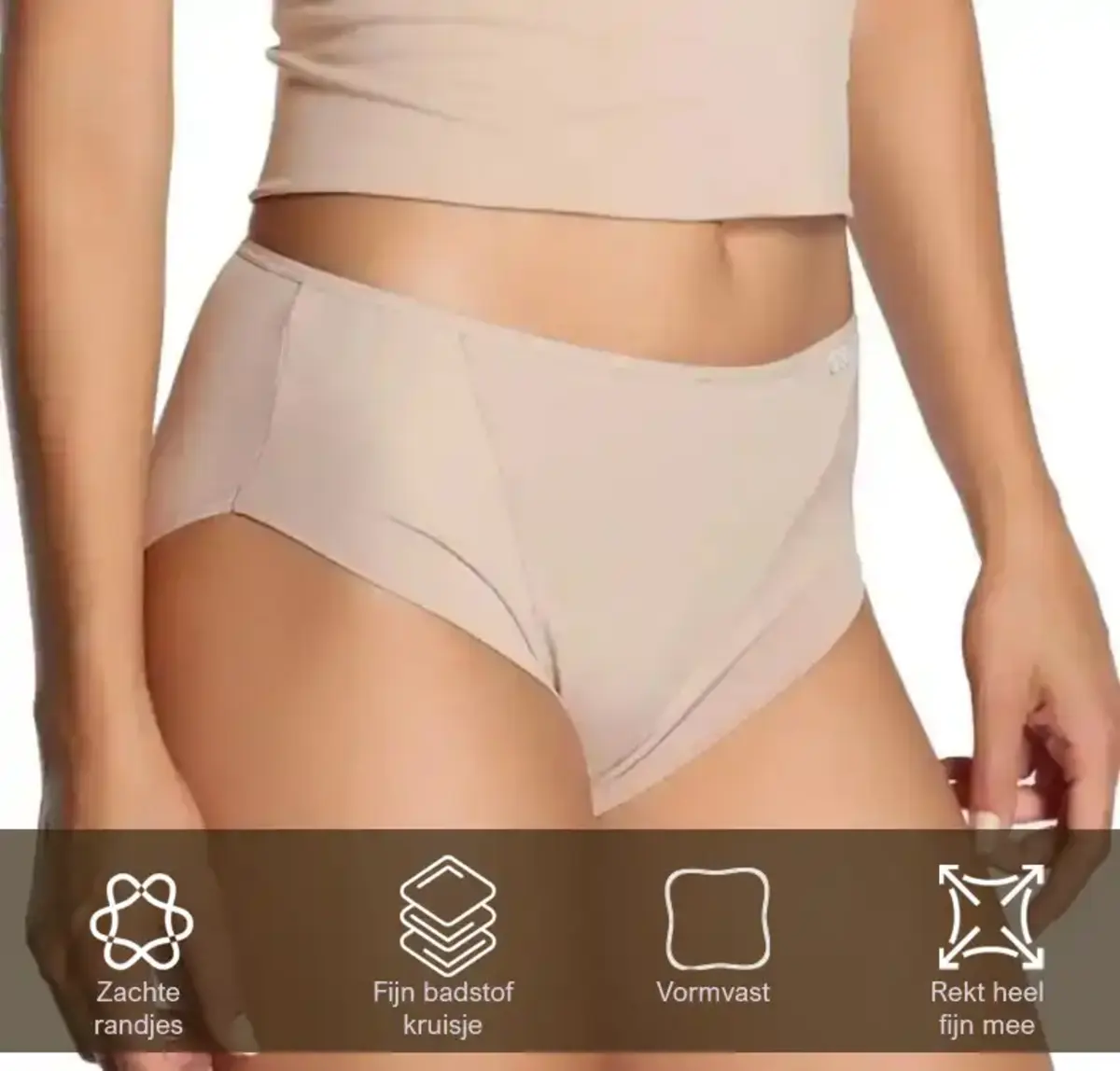 Avet dames heup slip 3244 - Microfiber - Dames onderbroek - ondergoed - badstof kruisje Avet dames heup slip 3244 - Microfiber - Dames onderbroek - ondergoed - badstof kruisje