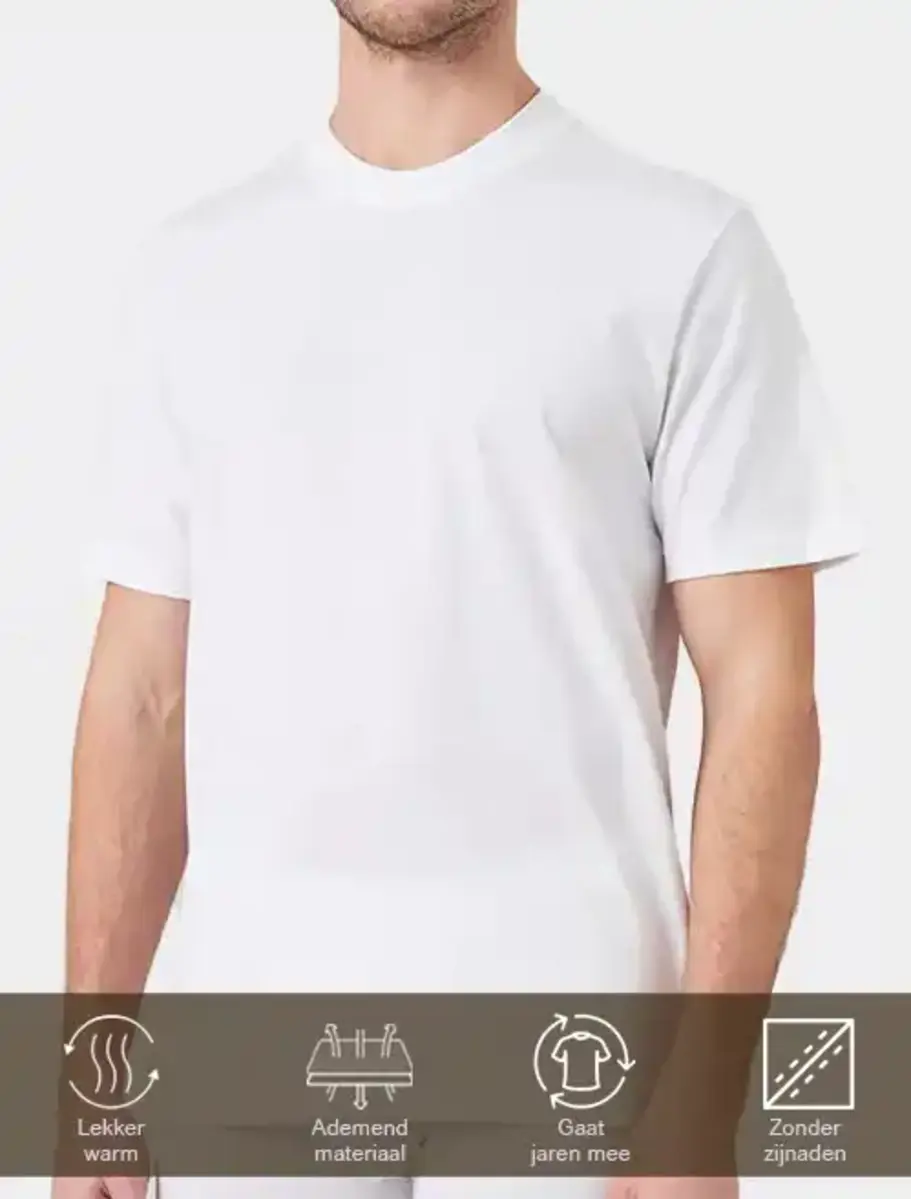 Beeren heren T-shirt korte mouw dikke kwaliteit M3400 - Dik heren ondershirt - Stevige kwaliteit - 100% katoen Beeren heren T-shirt korte mouw dikke kwaliteit M3400 - Dik heren ondershirt - Stevige kwaliteit - 100% katoen