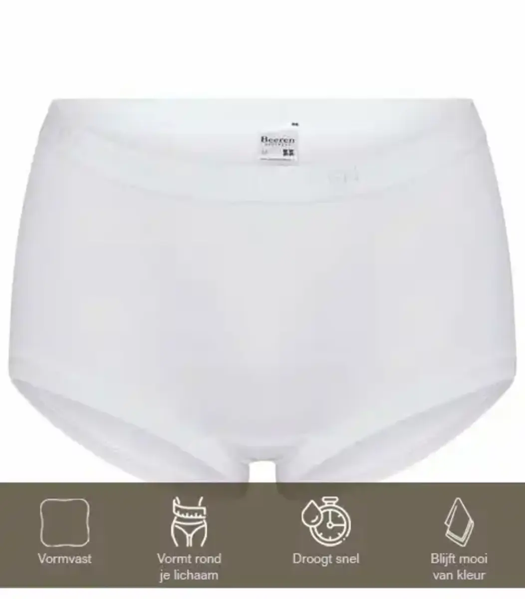 Beeren microfiber dames hipsterYoung - Vrouwen onderbroek - katoenen kruisje