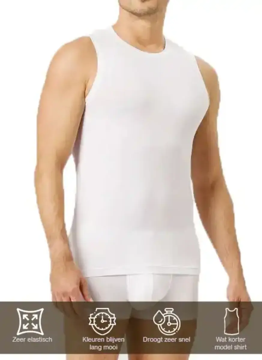 Beeren heren microfiber mouwloos shirt Young Beeren heren microfiber mouwloos shirt Young