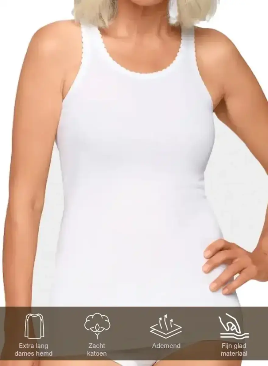 Conta dames hemd Extra lang - 160