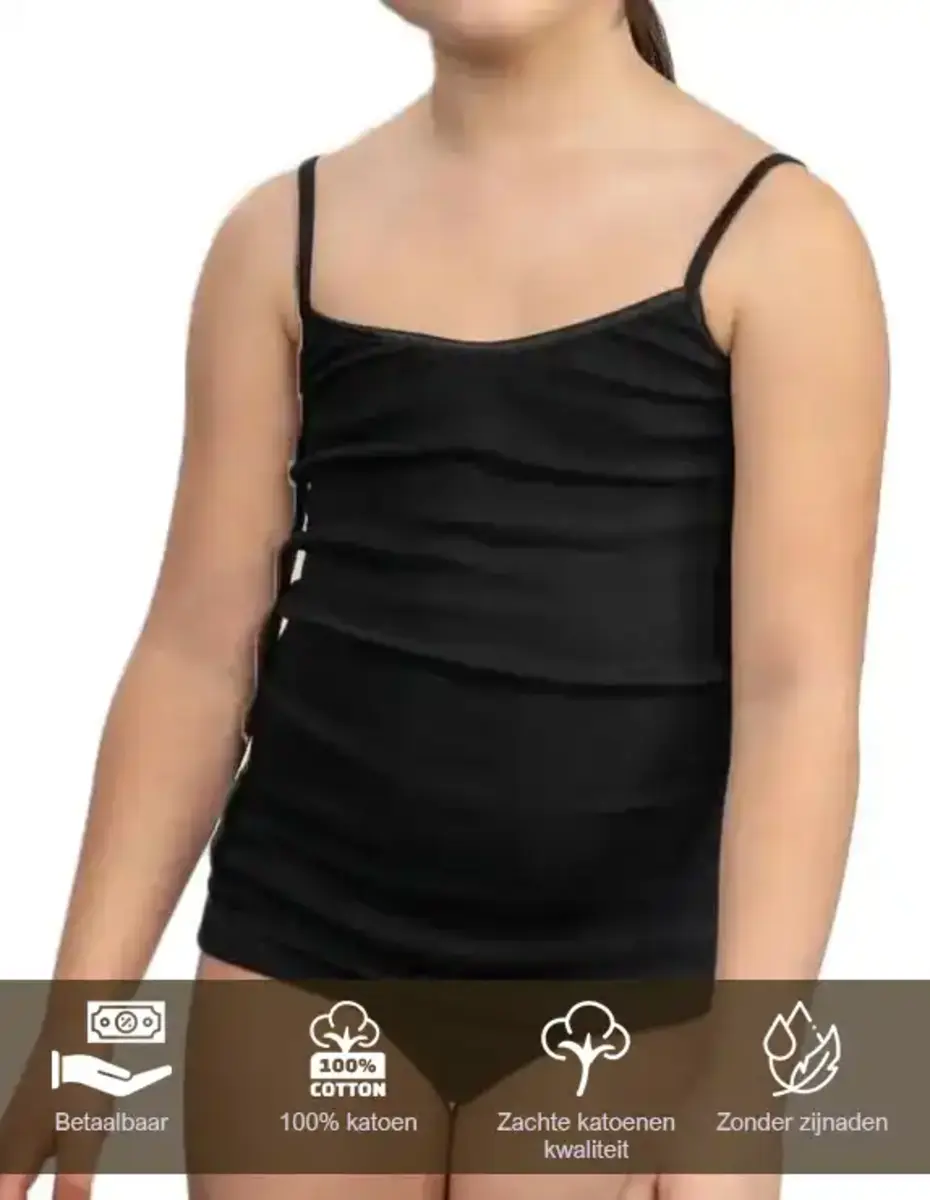 HL-tricot meisjes hemd spaghetti bandjes HL-tricot meisjes hemd spaghetti bandjes