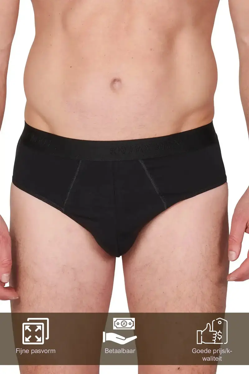 Entex heren slip - Elastisch katoen heren onderbroek - Elastische band