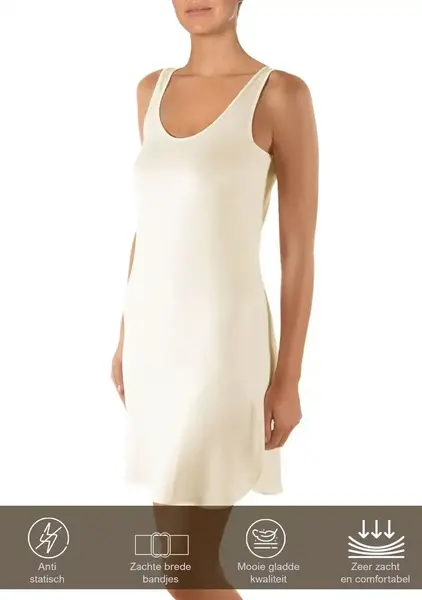 Nina von C onderjurk 90CM - breed bandje - Antistatische viscose onderjurk met brede bandjes Nina von C onderjurk 90CM - breed bandje - Antistatische viscose onderjurk met brede bandjes