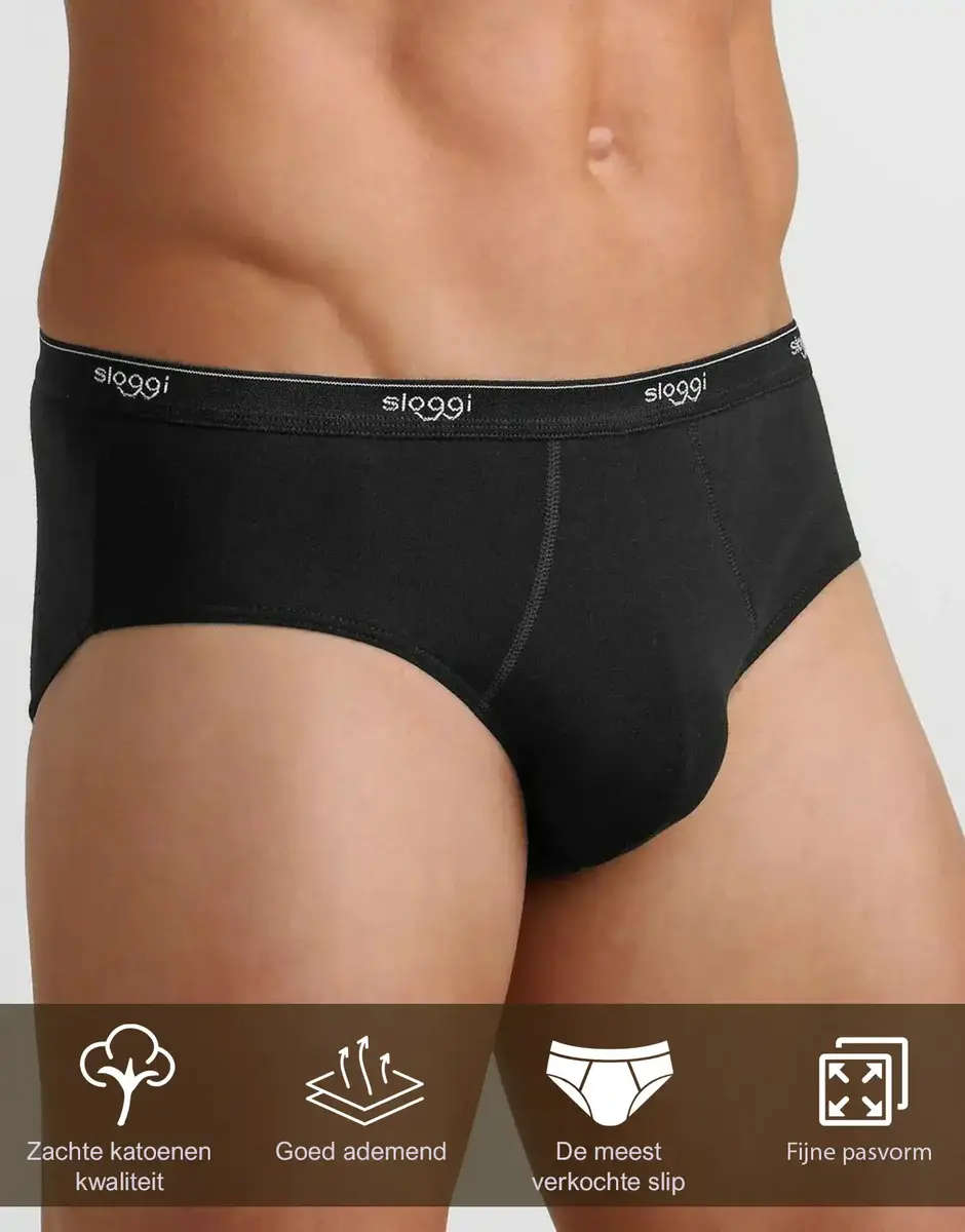 Sloggi Basic Midi - Heren heup slip Sloggi Basic Midi - Heren heup slip
