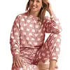 Cocodream micro velours dames pyjama - Cats - Warme winter fleece pyjama dames