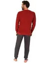 Norman badstof heren pyjama - Summer Camp - Warme winter pyjama