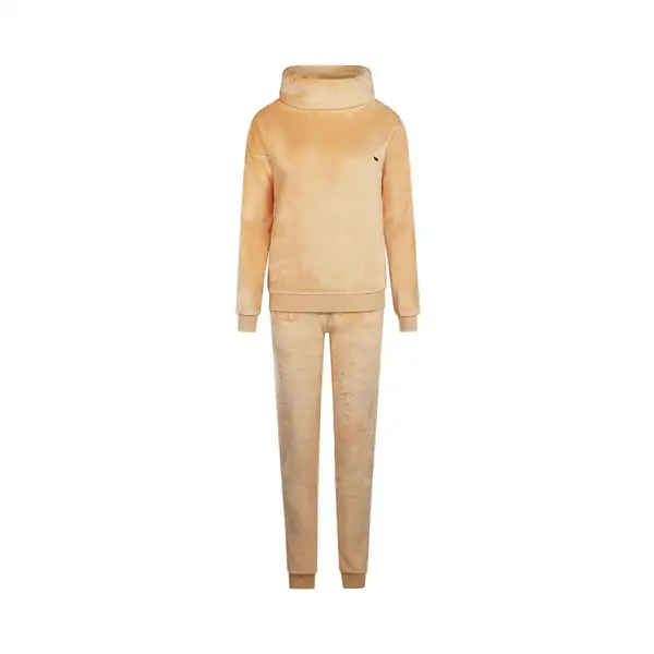 Charlie Choe dames huispak Fleece - Loungeset - Warm winter pyjama pak 2-delig Charlie Choe dames huispak Fleece - Loungeset - Warm winter pyjama pak 2-delig