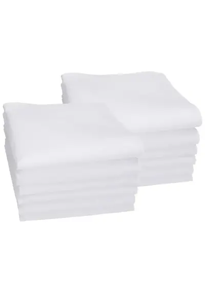 Heren 12 stuks Zakdoeken - Wit Heren 12 stuks Zakdoeken - Wit
