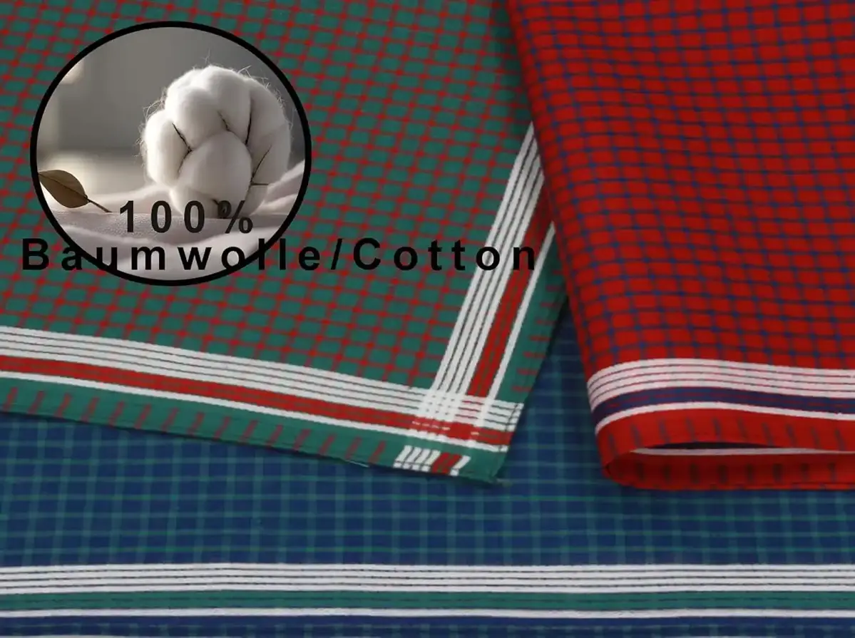 Swan 12 stuks Heren zakdoeken Blok donker - Stoffen katoenen zakdoeken Swan 12 stuks Heren zakdoeken Blok donker - Stoffen katoenen zakdoeken