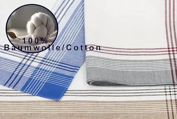 Swan 12 stuks heren zakdoeken - White Summer - Betaalbare katoenen zakdoeken - 100% katoen Swan 12 stuks heren zakdoeken - White Summer - Betaalbare katoenen zakdoeken - 100% katoen