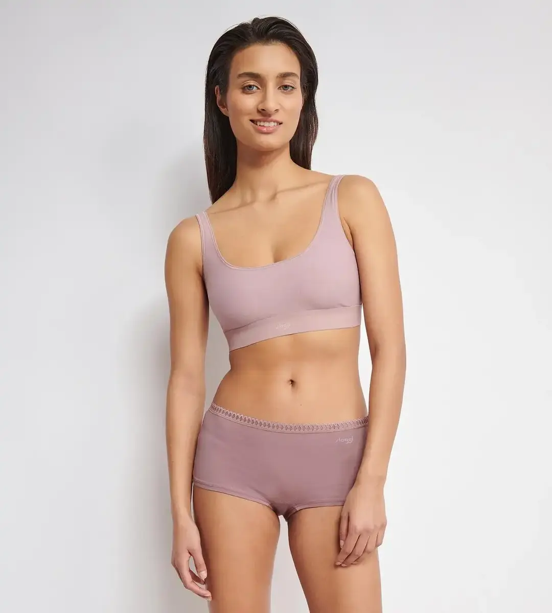 Sloggi 3-pack Crush Go dames boxershorts - Biologisch Katoenen dames onderbroeken - Multipack vrouwen ondergoed