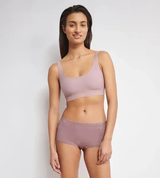 Sloggi 3-pack Crush Go dames boxershorts - Biologisch Katoenen dames onderbroeken - Multipack vrouwen ondergoed Sloggi 3-pack Crush Go dames boxershorts - Biologisch Katoenen dames onderbroeken - Multipack vrouwen ondergoed