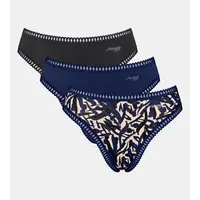 Sloggi 3-pack Crush Go - High legs slips dames Sloggi 3-pack Crush Go - High legs slips dames