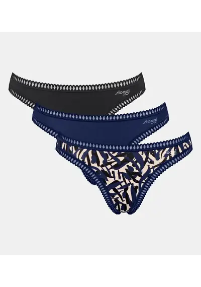 Sloggi 3-pack Go Crush string dames Sloggi 3-pack Go Crush string dames